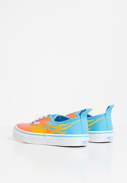Vans - Uy authentic elastic lace - (hot flame) aquarius/true white