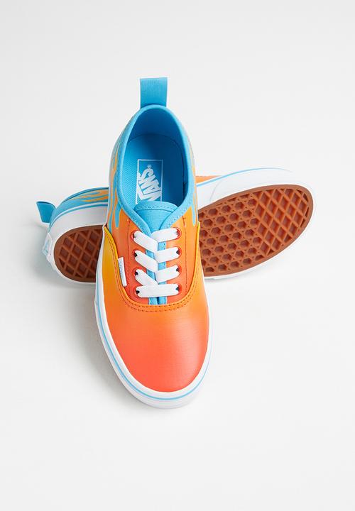 Vans - Uy authentic elastic lace - (hot flame) aquarius/true white