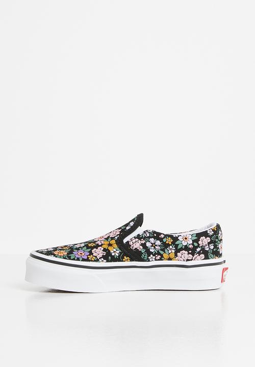 Vans - Uy classic slip-on - (fun floral) black/true white
