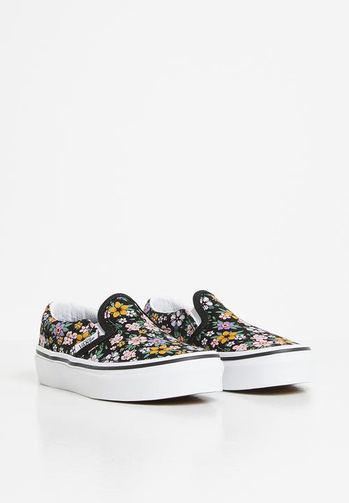 Vans - Uy classic slip-on - (fun floral) black/true white