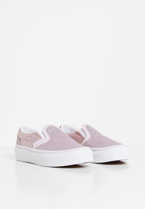 Vans - Uy classic slip-on - (2-tone glitter) orchid ice/powder pink