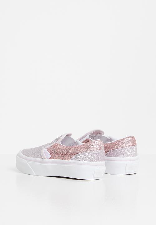 Vans - Uy classic slip-on - (2-tone glitter) orchid ice/powder pink