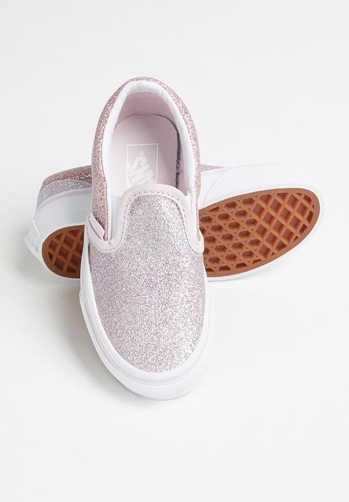 Vans - Uy classic slip-on - (2-tone glitter) orchid ice/powder pink