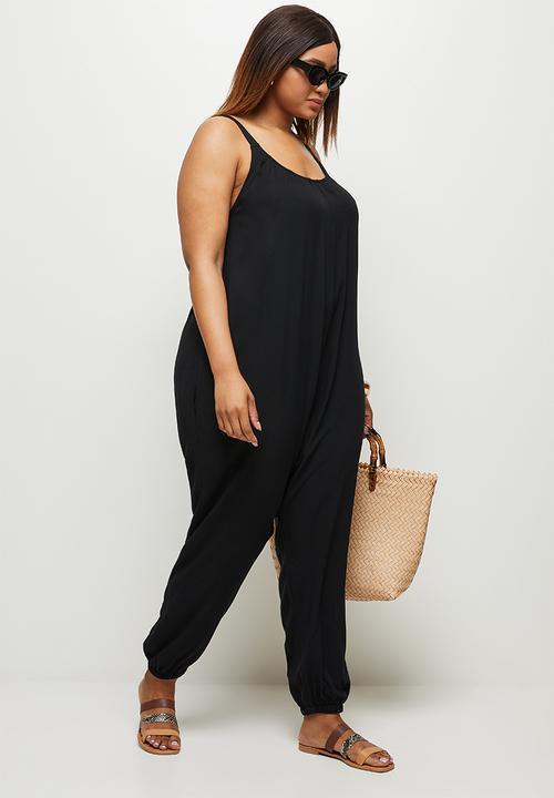 edit Plus - Easy fitting jumpsuit - black
