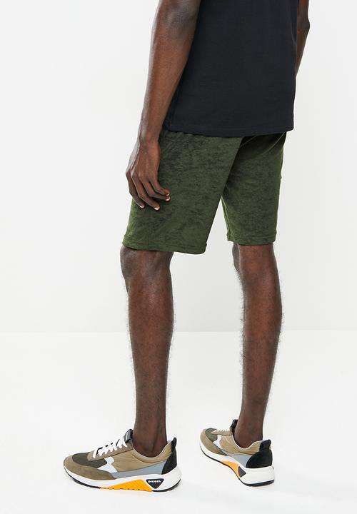 Brave Soul - Chatswor drawcord essential shorts - khaki
