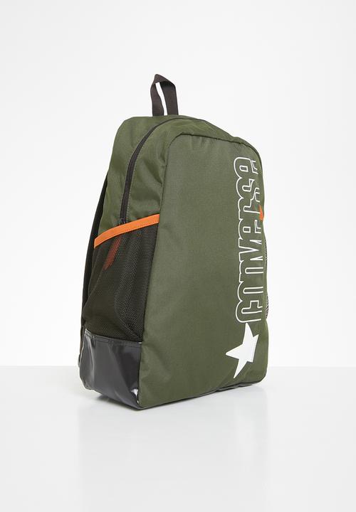 Converse - Speed 2 backpack - cargo khaki/velvet brown/fire