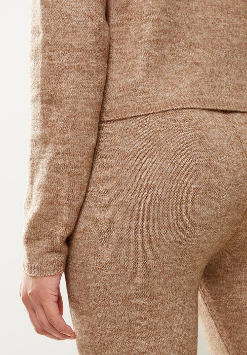 Cotton On - Maternity friendly recycled crop match back cardi - cocoa bean marle