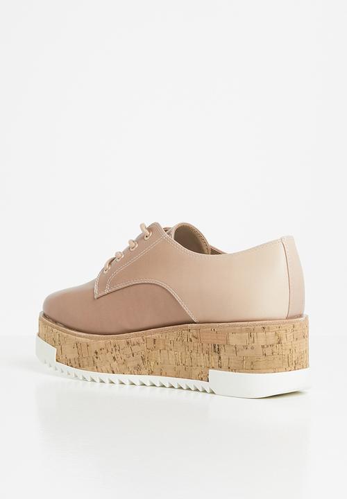 ALDO - Weralia0 flatform brogue - bone