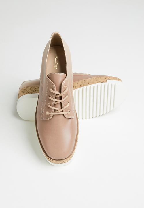 ALDO - Weralia0 flatform brogue - bone