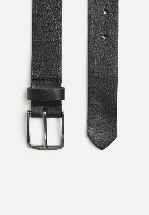 Superbalist - Evander leather belt - black