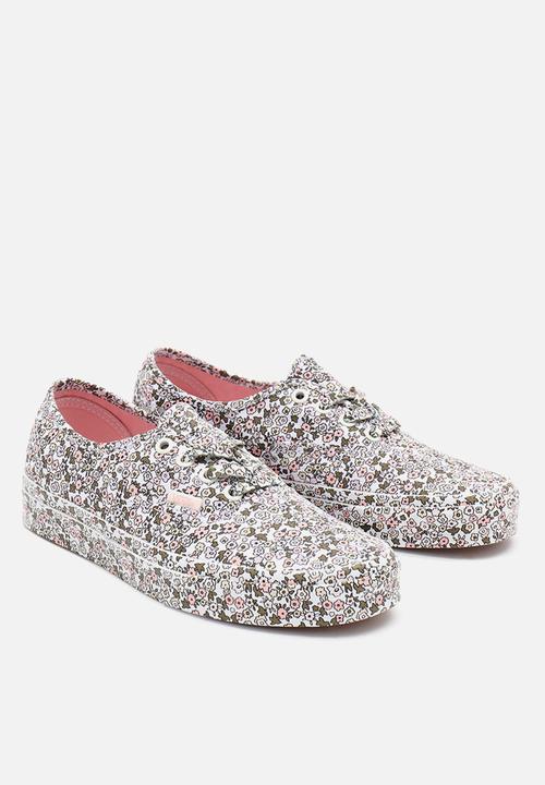 Vans - Authentic - (mono floral) multi/marshmallow