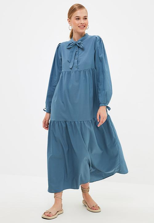 Trendyol - Rope detailed dress - blue