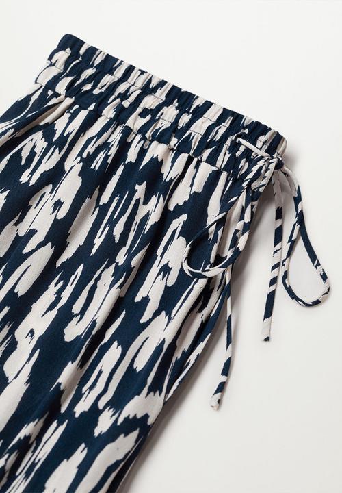 MANGO - Trousers kim - navy