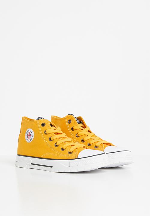 KANGOL - High top lace up - mustard