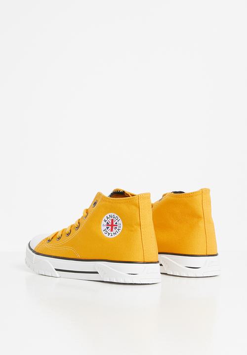 KANGOL - High top lace up - mustard