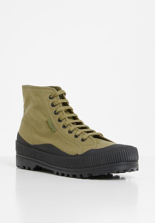 SUPERGA - 2955 alpina wave alpina wave foxing boot - adu green tortora black