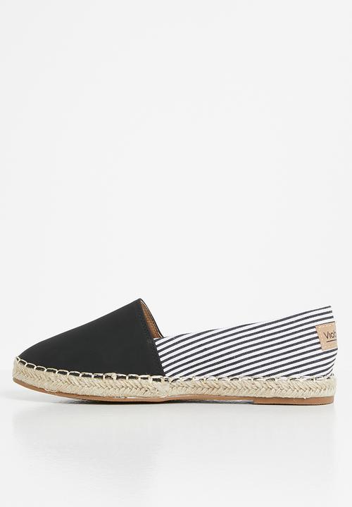 Viabeach - Espa3 espadrille - black & white 