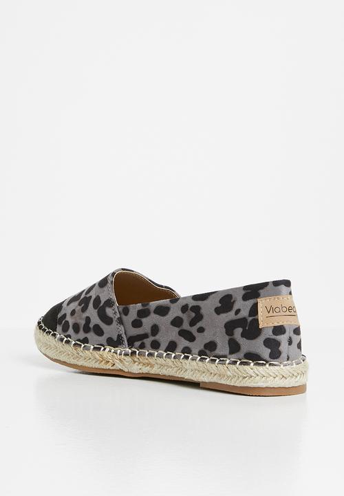 Viabeach - Espa7 espadrille - grey & black