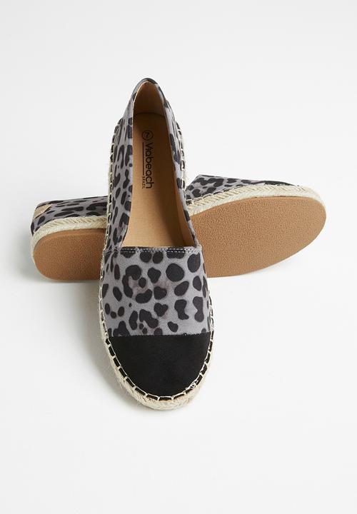 Viabeach - Espa7 espadrille - grey & black