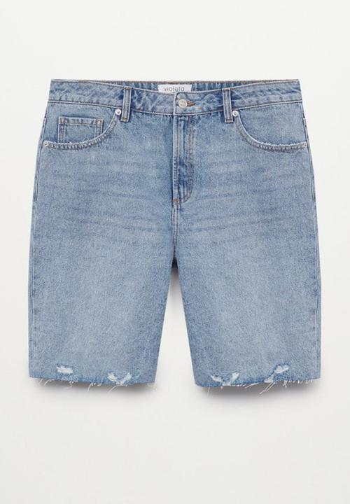 Violeta by Mango - Plus bermuda shorts milan - open blue