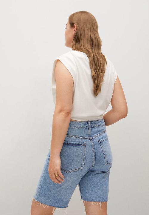 Violeta by Mango - Plus bermuda shorts milan - open blue