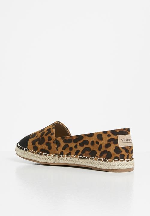 Viabeach - Espa7 espadrille - black & brown