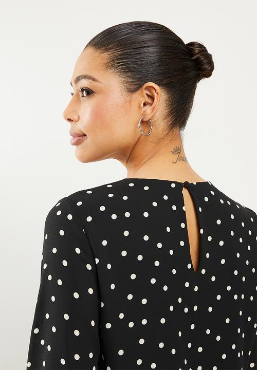 Vero Moda - Dorit long sleeve o-neck top - black