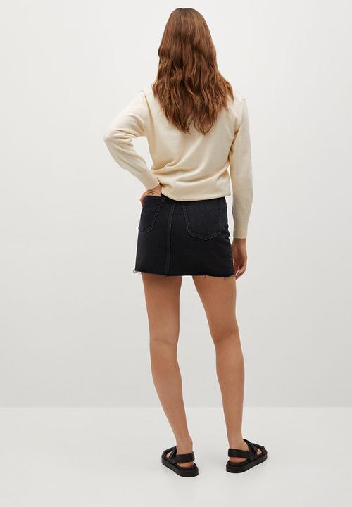MANGO - Skirt rachel - open grey