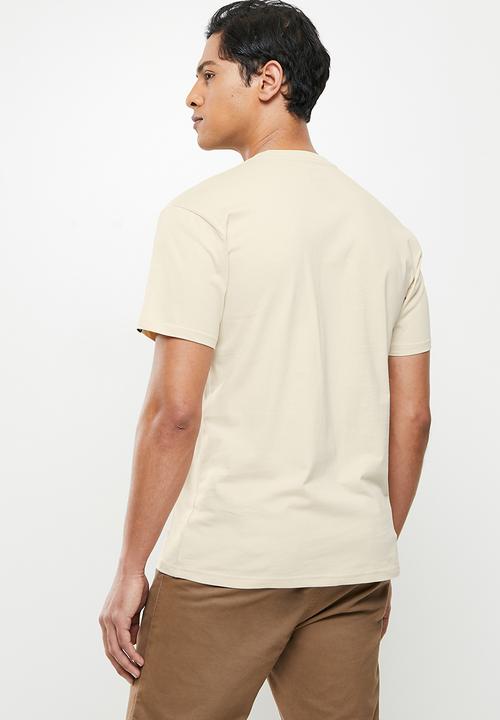 Vans - Left chest logo tee - ecru