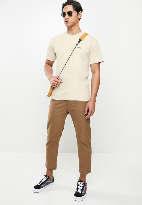 Vans - Left chest logo tee - ecru