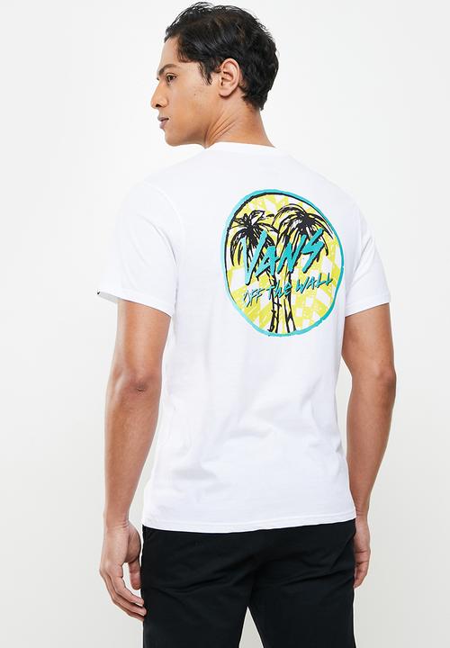 Vans - Sketched palms short sleeve - white