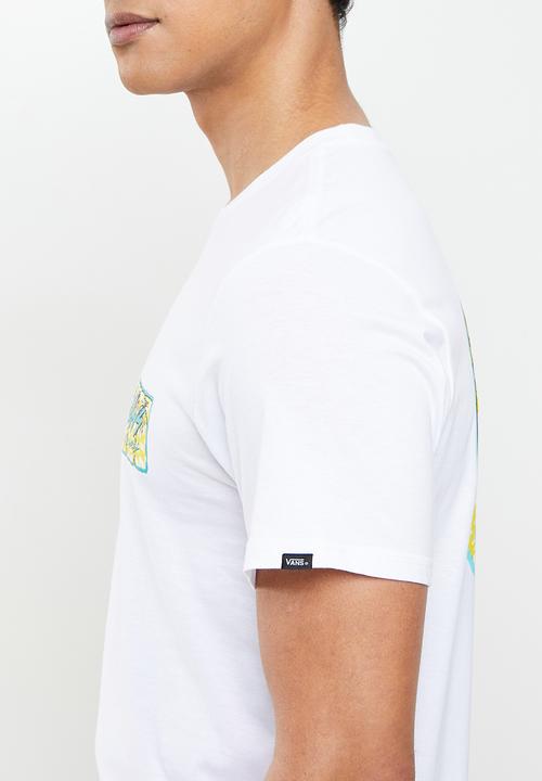 Vans - Sketched palms short sleeve - white