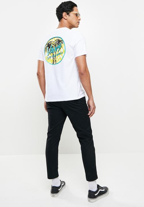 Vans - Sketched palms short sleeve - white