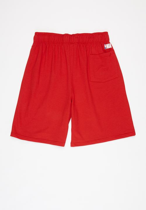 NBA - Bull basketball retro shorts - red