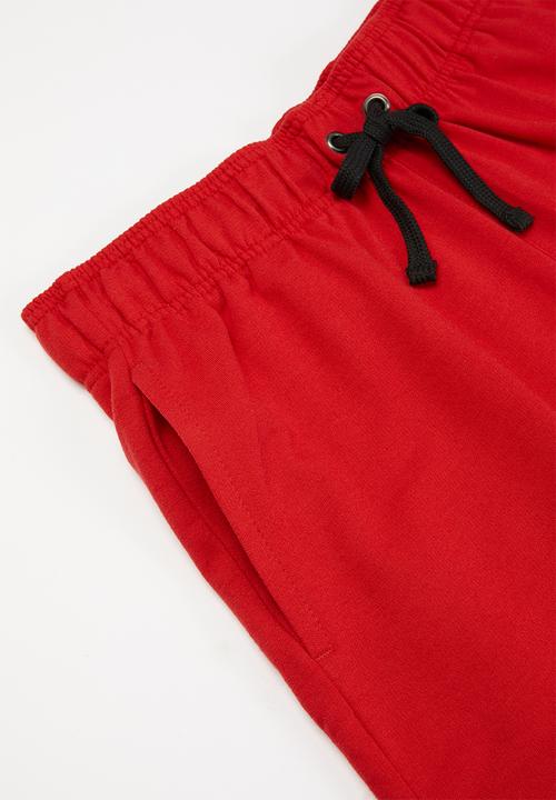 NBA - Bull basketball retro shorts - red