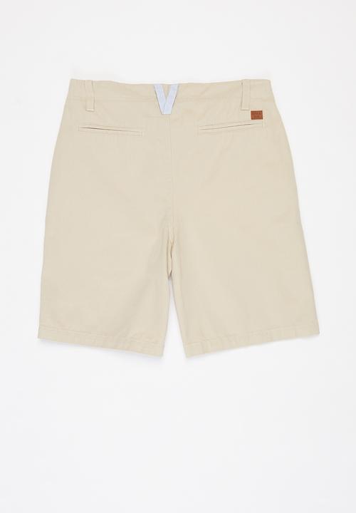 POLO - Boys Andrew chino short - stone