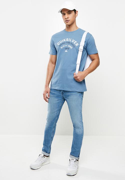 Quiksilver - Uptown short sleeve tee - blue