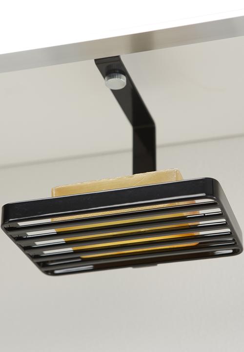 Yamazaki - Tower under-shelf soap tray - black