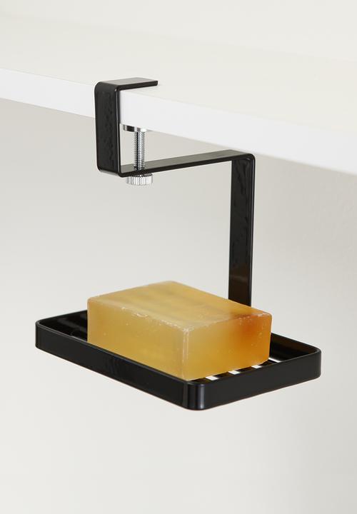 Yamazaki - Tower under-shelf soap tray - black