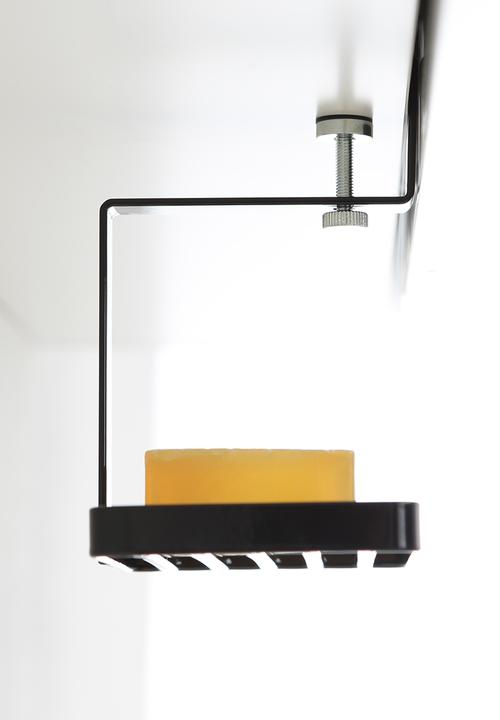 Yamazaki - Tower under-shelf soap tray - black