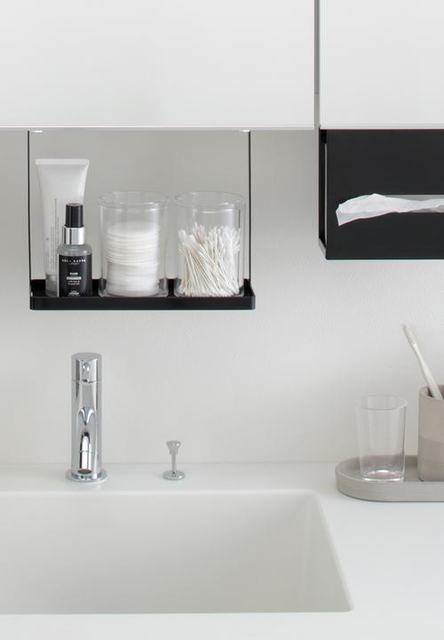 Yamazaki - Tower under-shelf soap tray - black