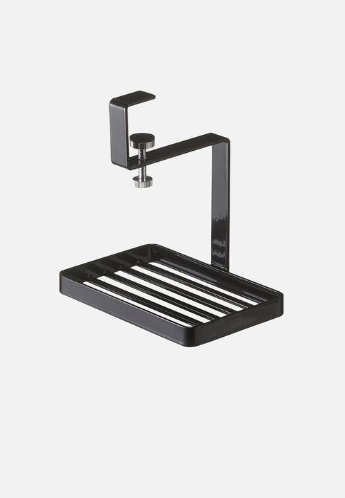 Yamazaki - Tower under-shelf soap tray - black