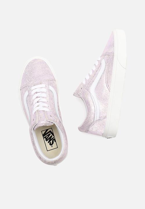Vans - Old skool - (cracked leather) rose gold/blanc de blanc