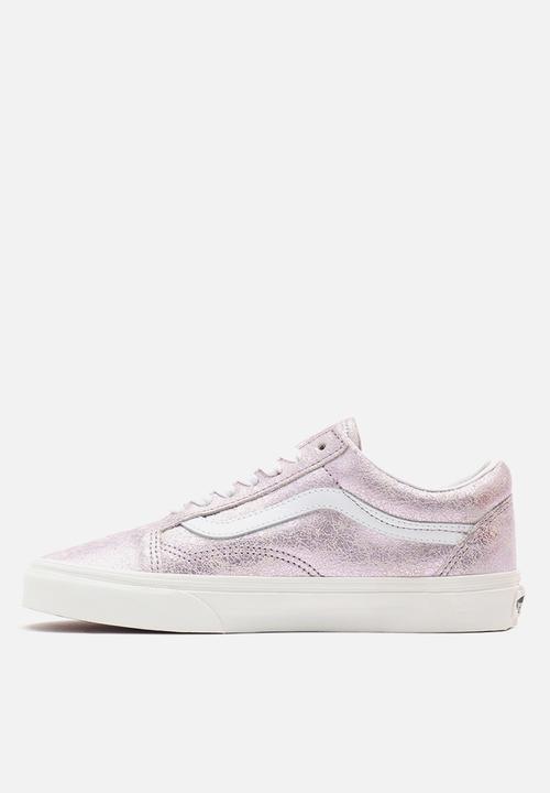 Vans - Old skool - (cracked leather) rose gold/blanc de blanc