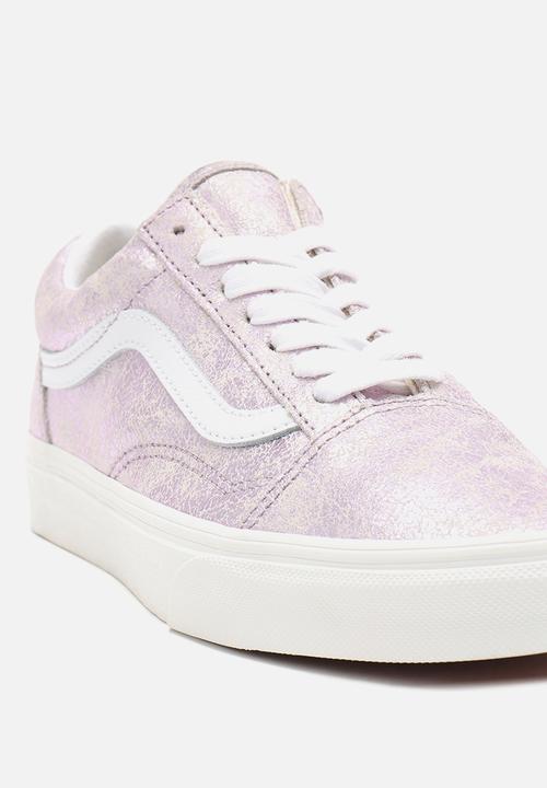Vans - Old skool - (cracked leather) rose gold/blanc de blanc