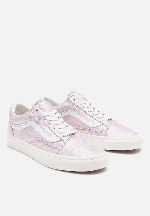 Vans - Old skool - (cracked leather) rose gold/blanc de blanc