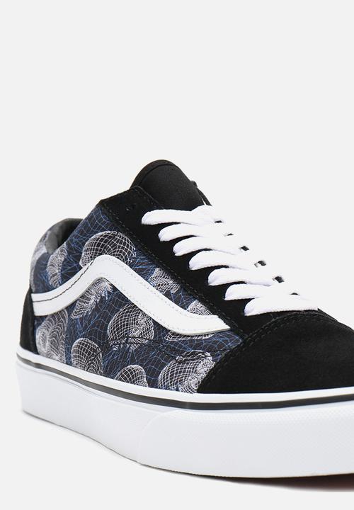 Vans - Old skool - (wireframe skulls) black/true white