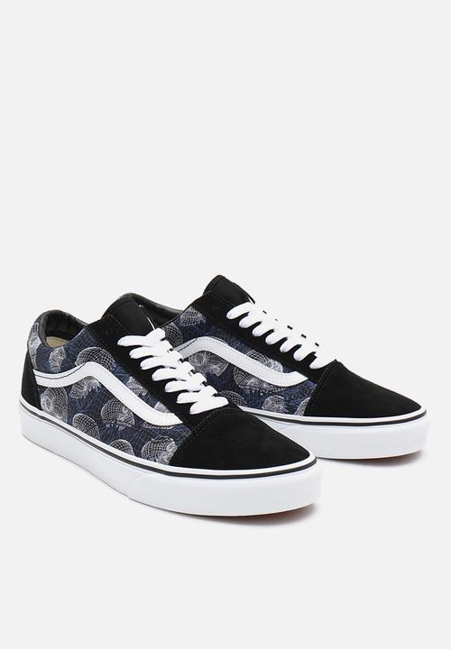 Vans - Old skool - (wireframe skulls) black/true white