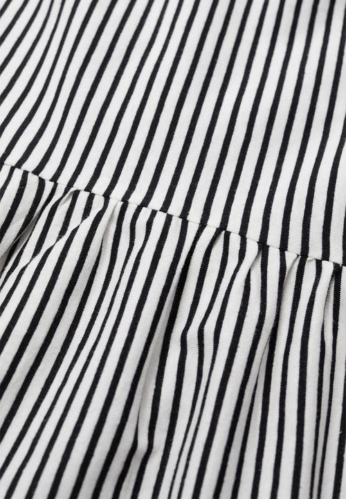 MANGO - Dress maroto - white & black