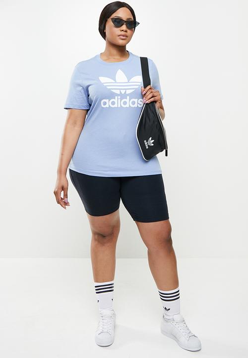adidas Originals - Plus trefoil short sleeve tee - ambient sky